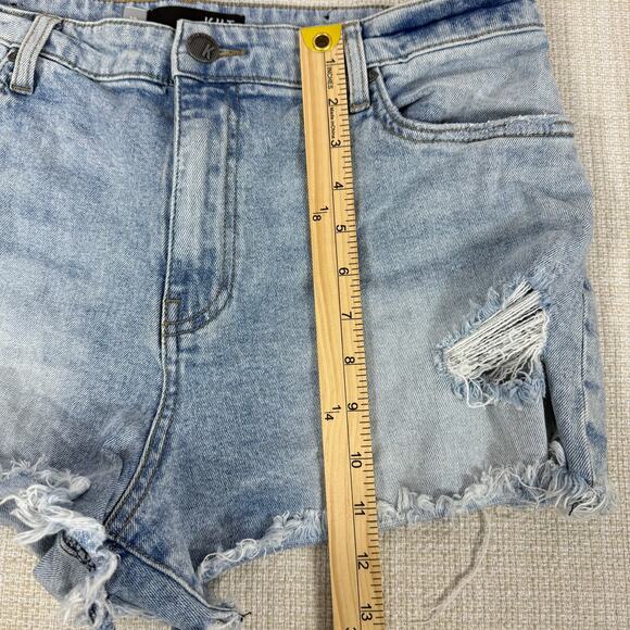 Kut From The Kloth‎ Womens Denim Distressed Cut Off Shorts Sz 12 Jane High Rise - Picture 7 of 7